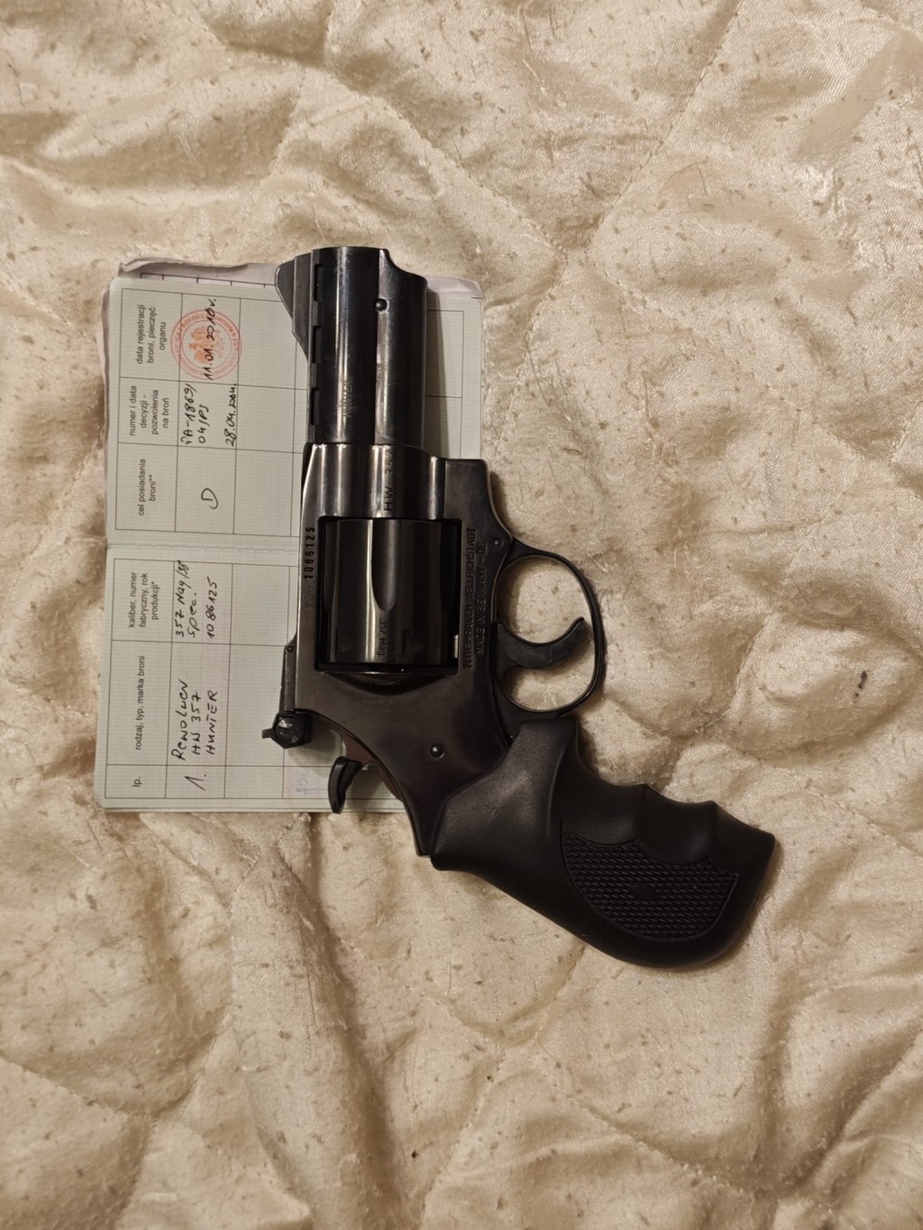 Syndyk sprzeda - rewolwer HUNTER HW 357, kal. 357 Mag, nr 1086125 — miniatura 2